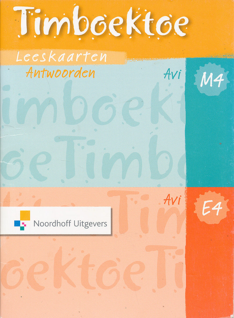 Timboektoe Antwoorden leeskaarten M4/E4