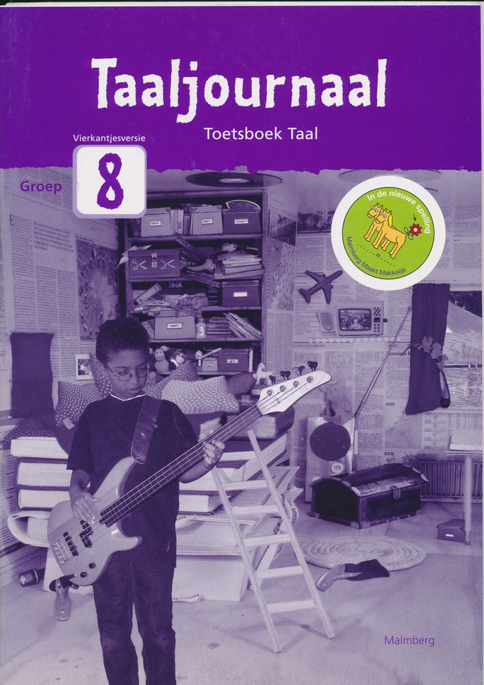 Taaljournaal (2) Toetsboek taal (vierkantjes) groep 8 per stuk