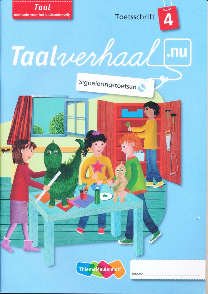 Taalverhaal Nu Toets schrift Taal 4