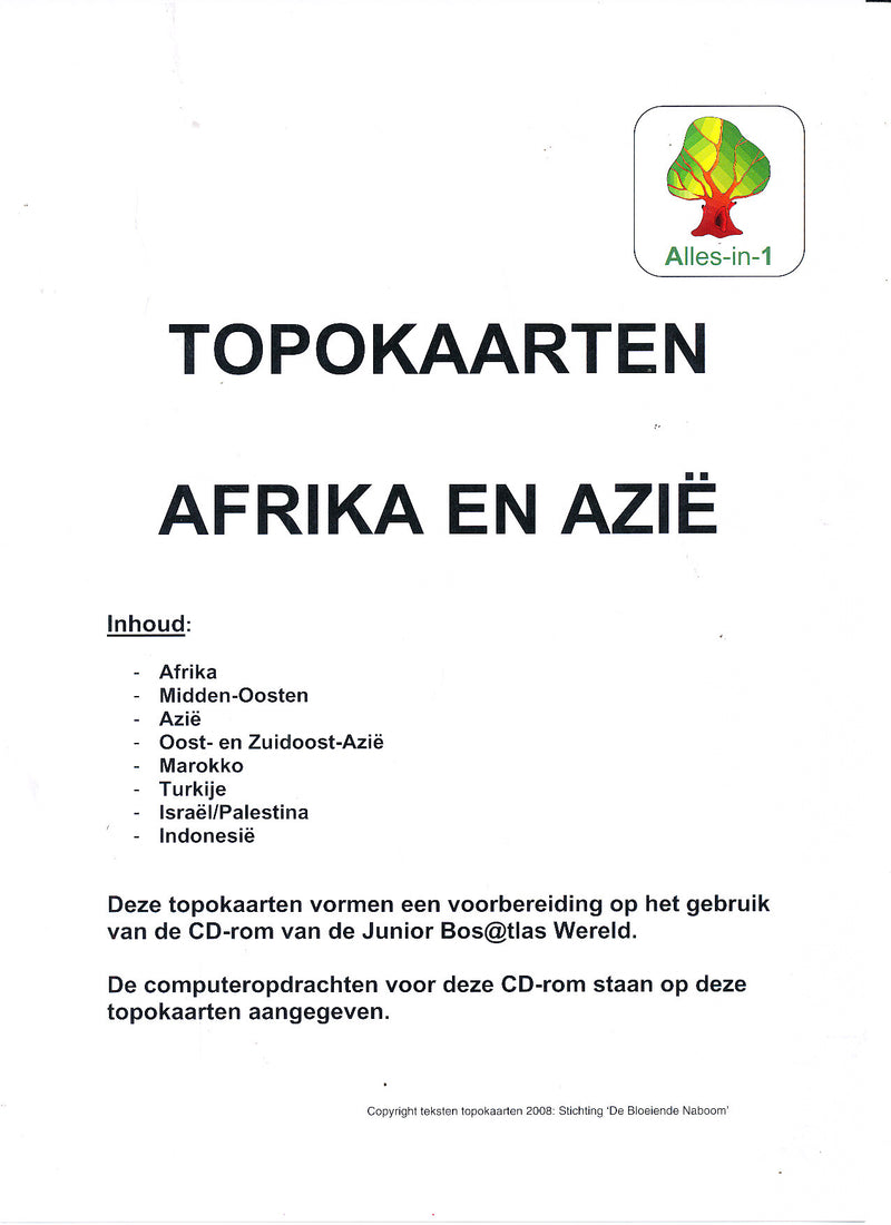 Alles-in-1 Project Afrika en Azië Topokaarten