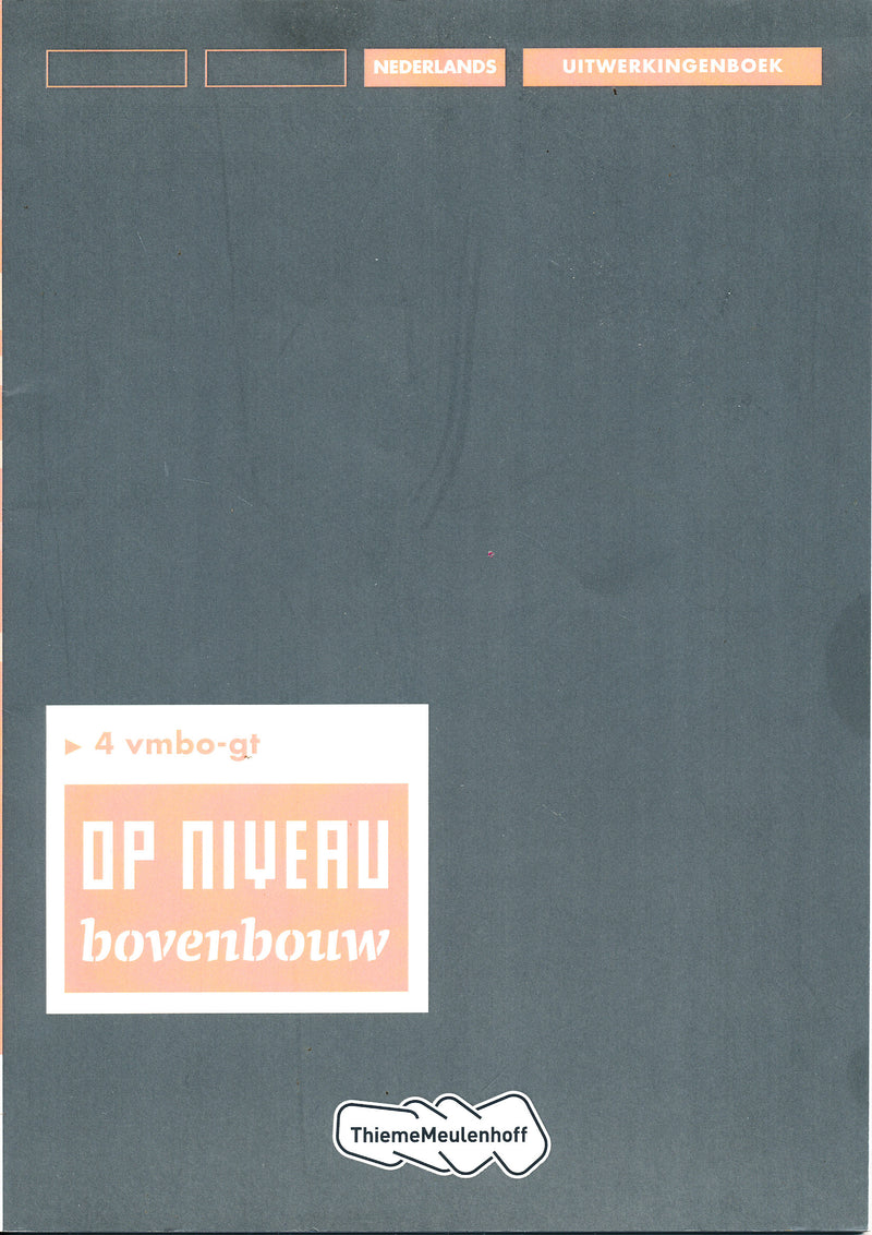 Op Niveau uitwerkingenboek 4 VMBO-GT