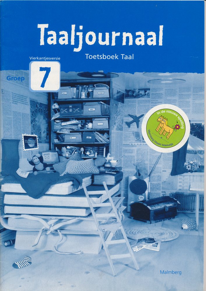 Taaljournaal (2) Toetsboek taal vierkantjesversie gr. 7 per stuk