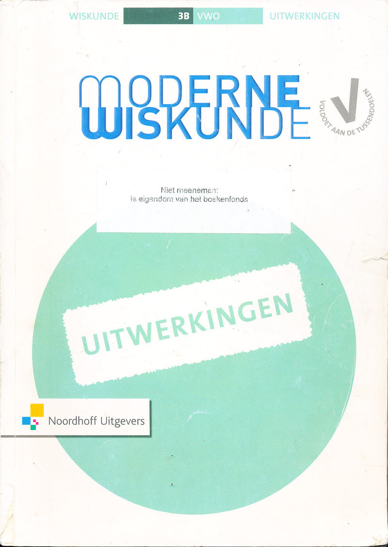 Moderne Wiskunde 10e editie VWO 3B Uitwerkingen