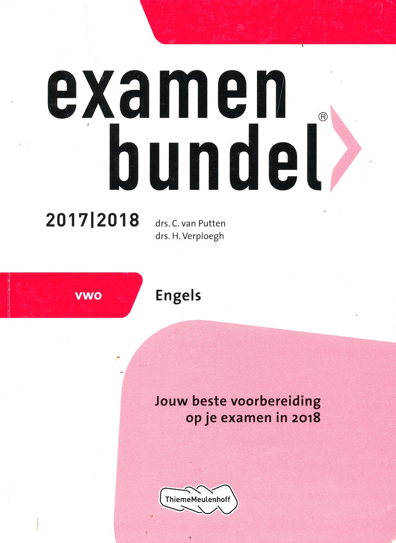 Examenbundel Engels VWO 2017/2018