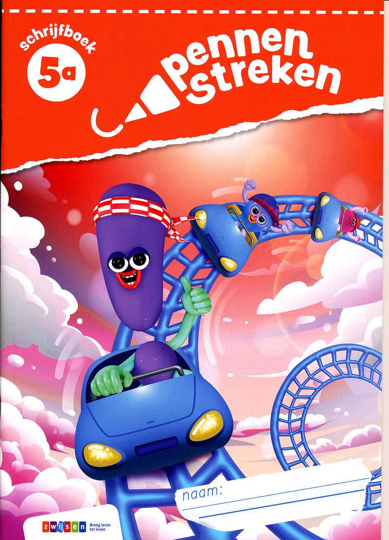Pennenstreken versie 3 Schrijfboek Blokletters 5A (per stuk)