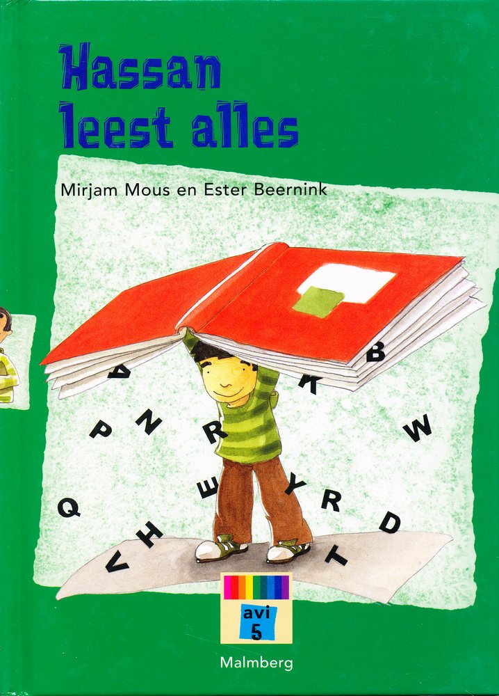 Leeskist vierkant leesboekje Hassan leest alles