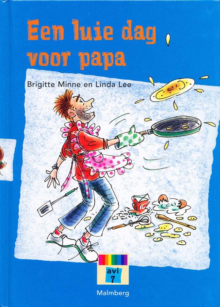Leeskist vierkant leesboekje Een luie dag voor papa