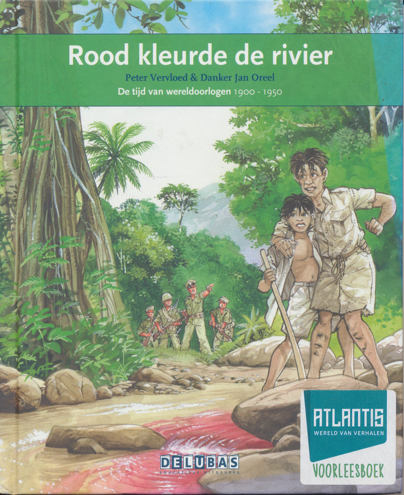 Atlantis voorleesboek; Rood kleurde de rivier.