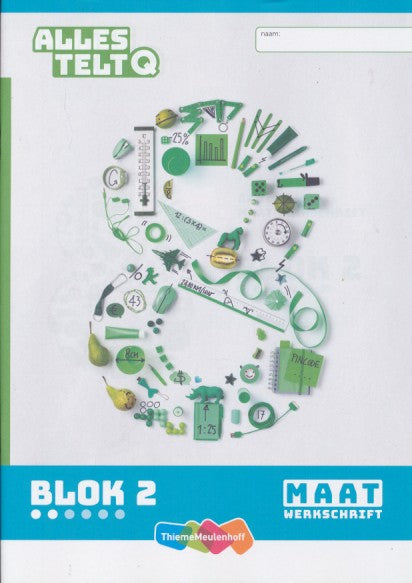 Alles Telt Q Werkschrift Maat blok 2 groep 8 (per stuk)