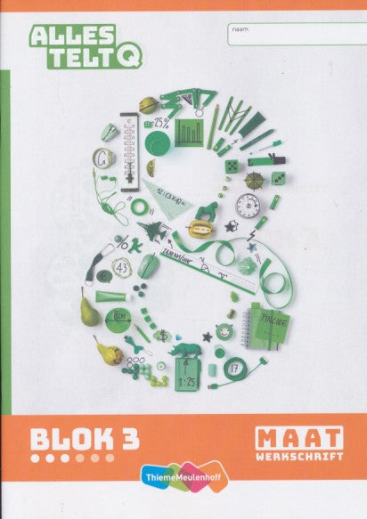 Alles Telt Q Werkschrift Maat blok 3 groep 8 (per stuk)