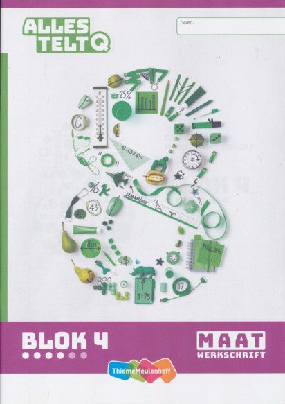 Alles Telt Q Werkschrift Maat blok 4 groep 8 (per stuk)