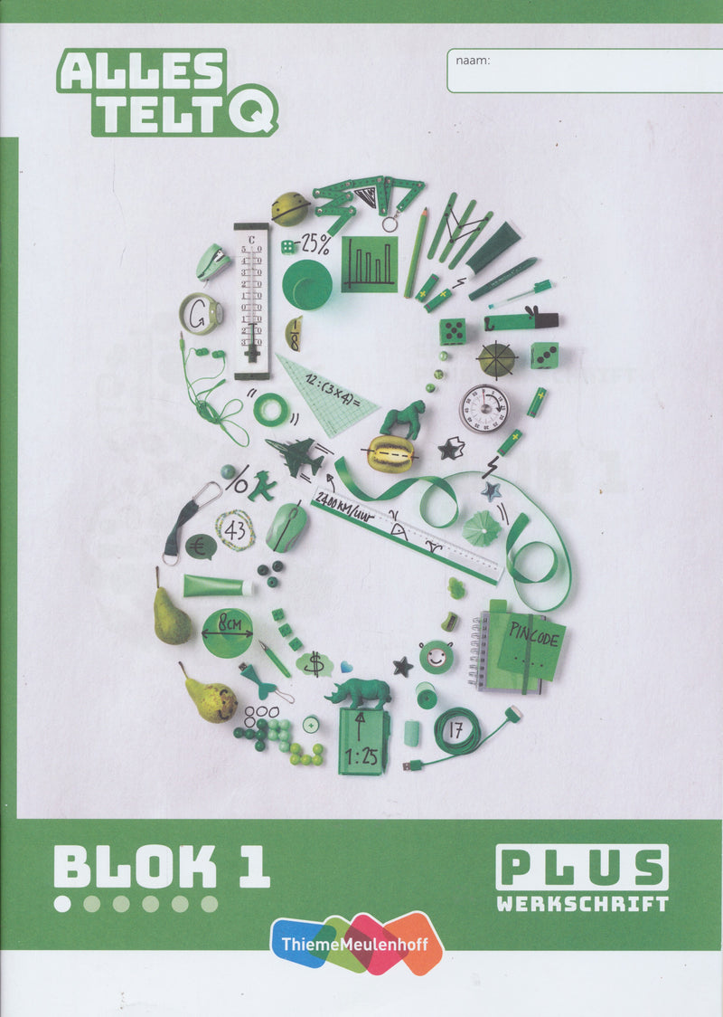 Alles Telt Q Werkschrift Plus blok 1 groep 8 (per stuk)