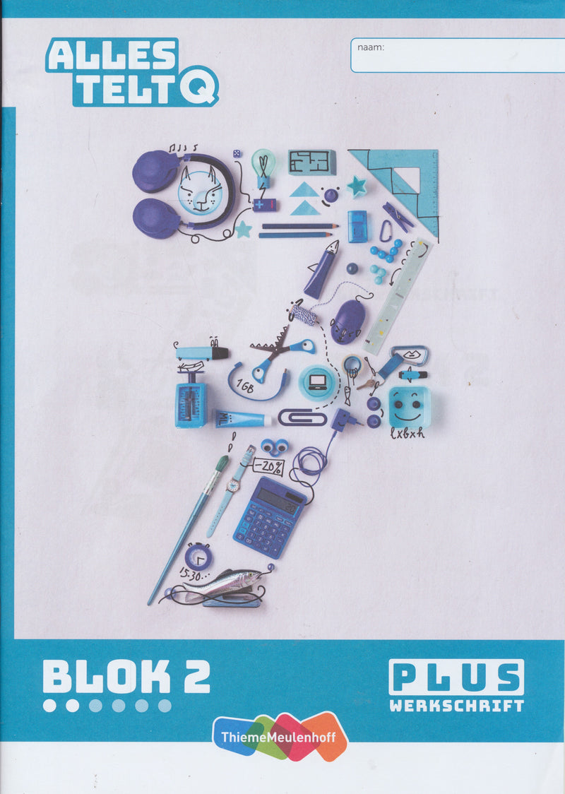 Alles Telt Q Werkschrift Plus blok 2 groep 7 (per stuk)