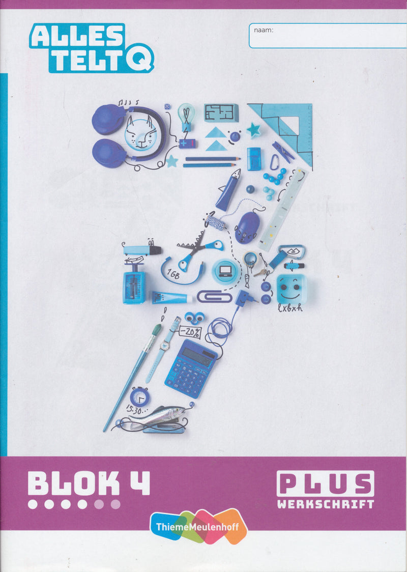 Alles Telt Q Werkschrift Plus blok 4 groep 7 (per stuk)