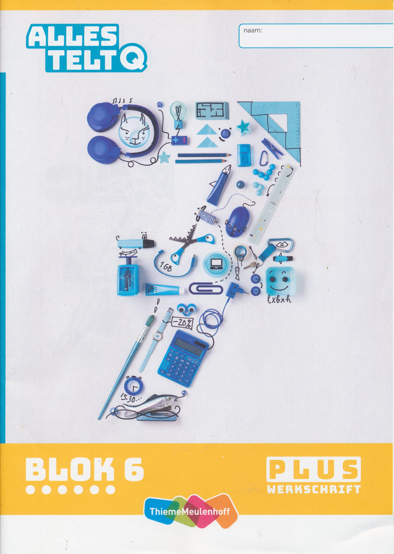 Alles Telt Q Werkschrift Plus blok 6 groep 7 (per stuk)