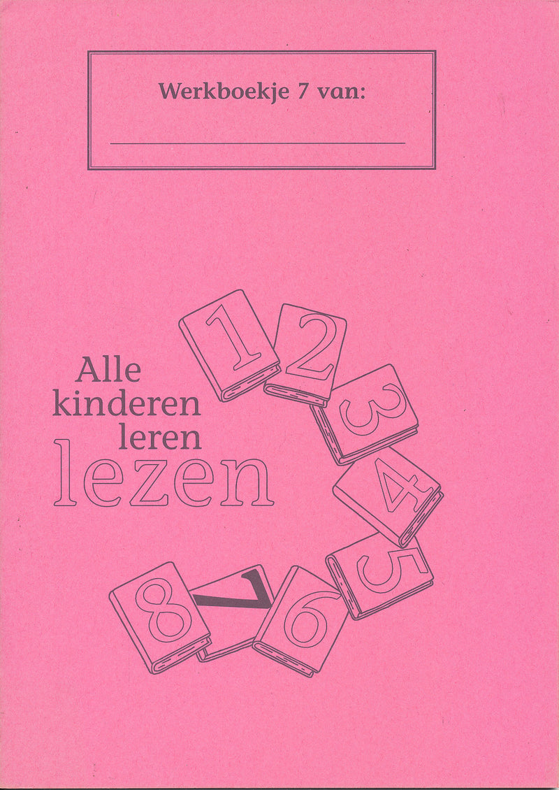 Alle Kinderen Leren Lezen werkboekje 7 (per stuk)