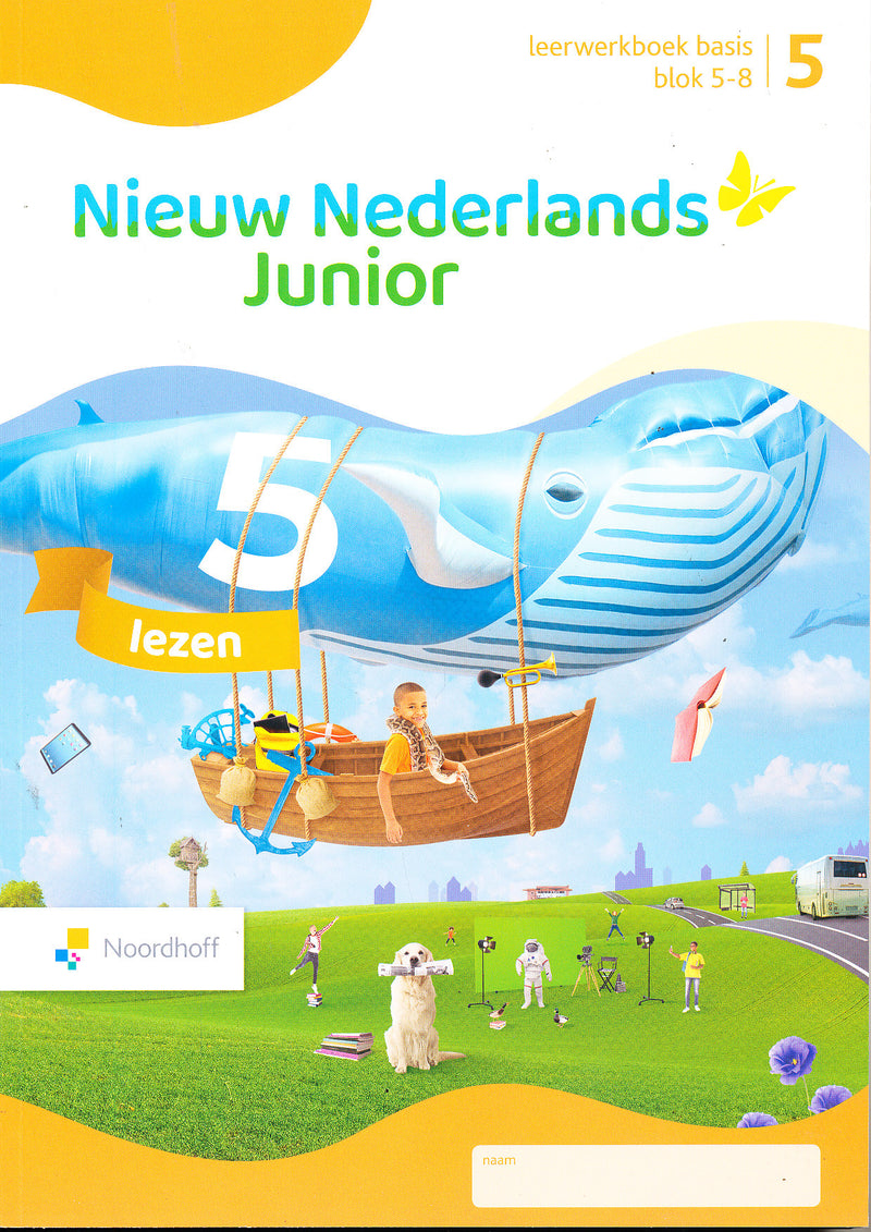 Nieuw Nederlands Junior Lezen Basis leerwerkboek blok 5-8 groep 5