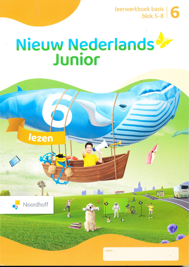 Nieuw Nederlands Junior Lezen Basis leerwerkboek blok 5-8 groep 6