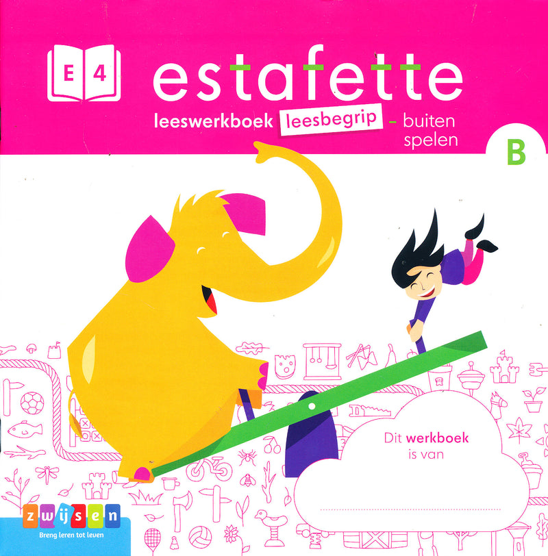 Estafette versie 3 leeswerkboek Leesbegrip B E4 (per stuk)