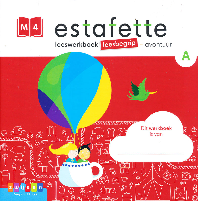 Estafette versie 3 leeswerkboek Leesbegrip A M4 (per stuk)