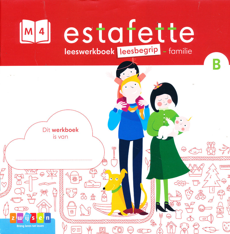 Estafette versie 3 leeswerkboek Leesbegrip B M4 (per stuk)
