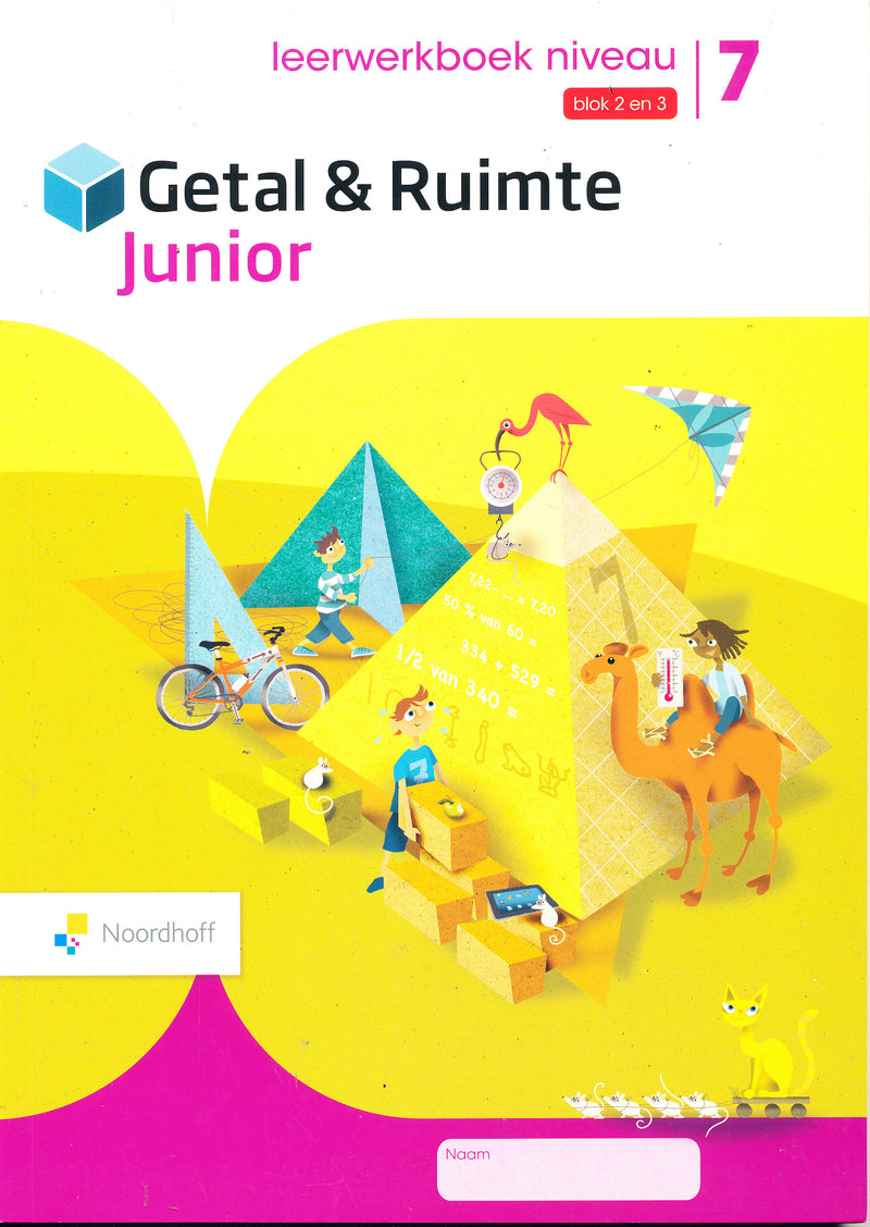 Getal en Ruimte Junior Leerwerkboek NIVEAU blok 2 en 3 groep 7 (per stuk)