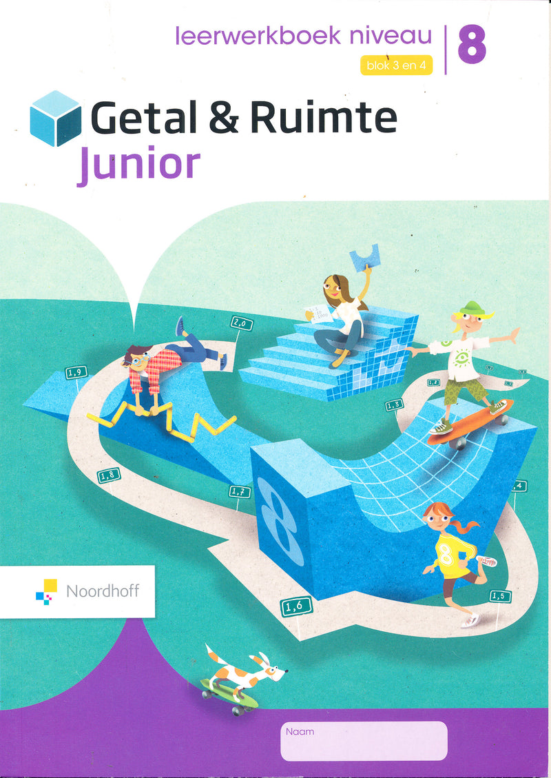 Getal en Ruimte Junior leerwerkboek NIVEAU blok 3 en 4 groep 8 (per stuk)