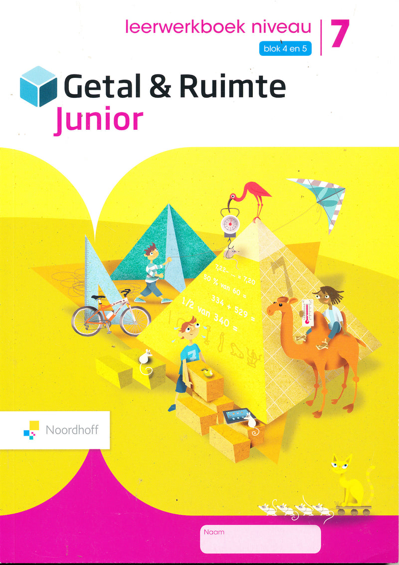 Getal en Ruimte Junior Leerwerkboek NIVEAU blok 4 en 5 groep 7 (per stuk)