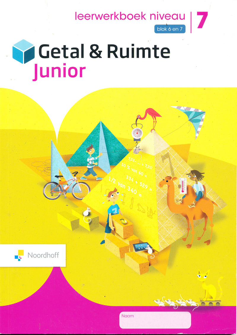 Getal en Ruimte Junior Leerwerkboek NIVEAU blok 6 en 7 groep 7 (per stuk)