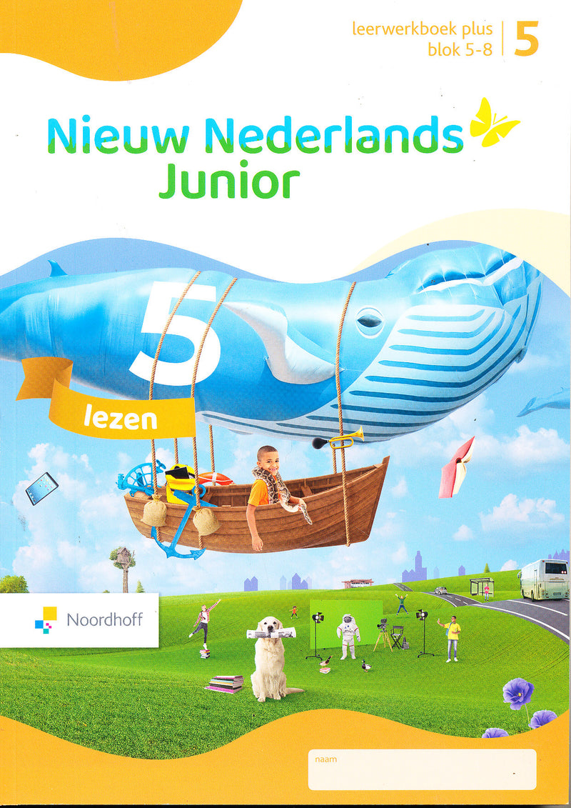 Nieuw Nederlands Junior Lezen Plus Leerwerkboek blok 5-8 groep 5