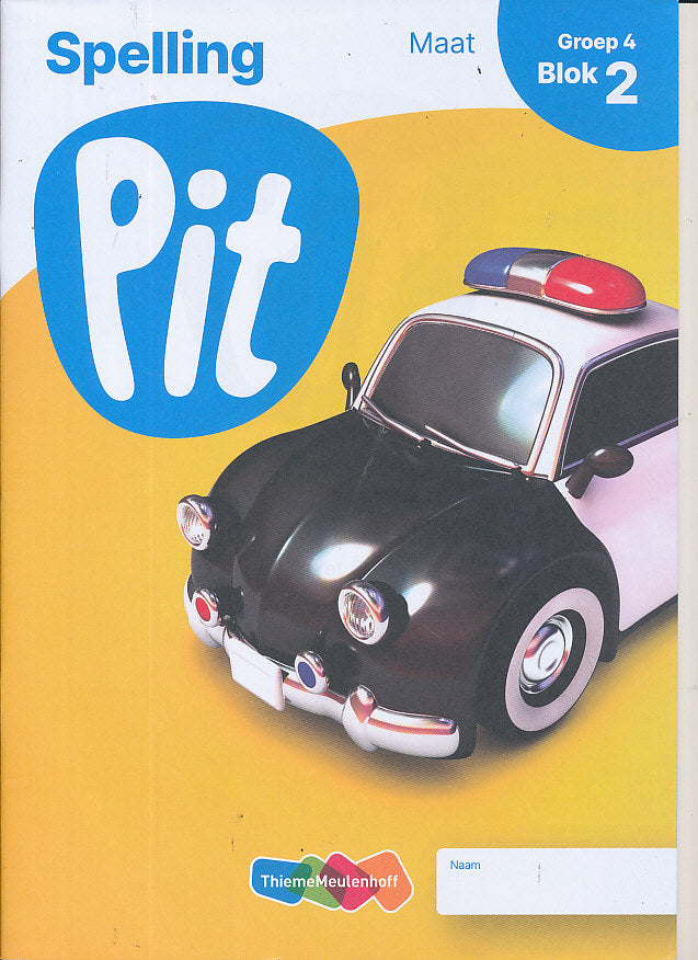 Pit Werkboek Spelling Maat blok 2 groep 4 (per stuk)