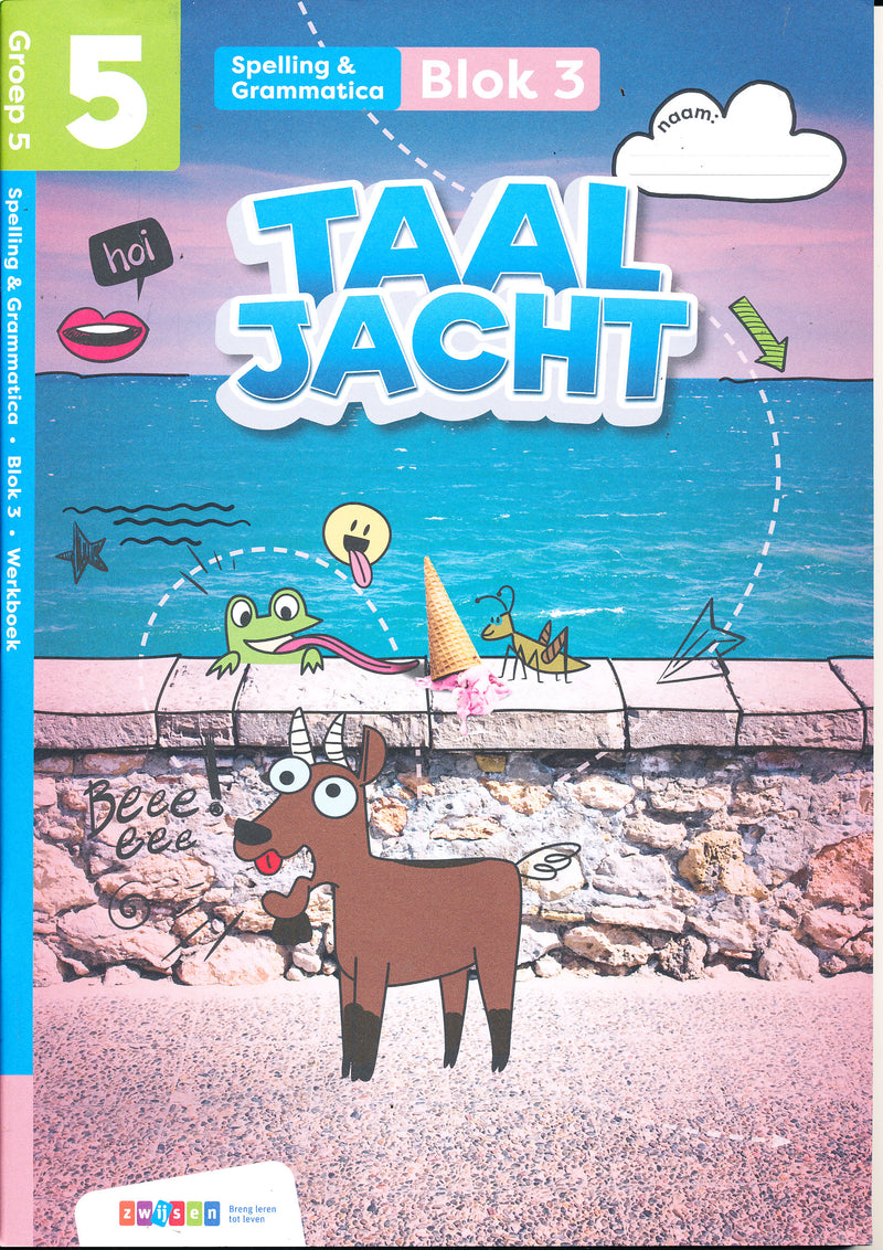 Taaljacht Werkboek Spelling en Grammatica blok 3 en 4 groep 5