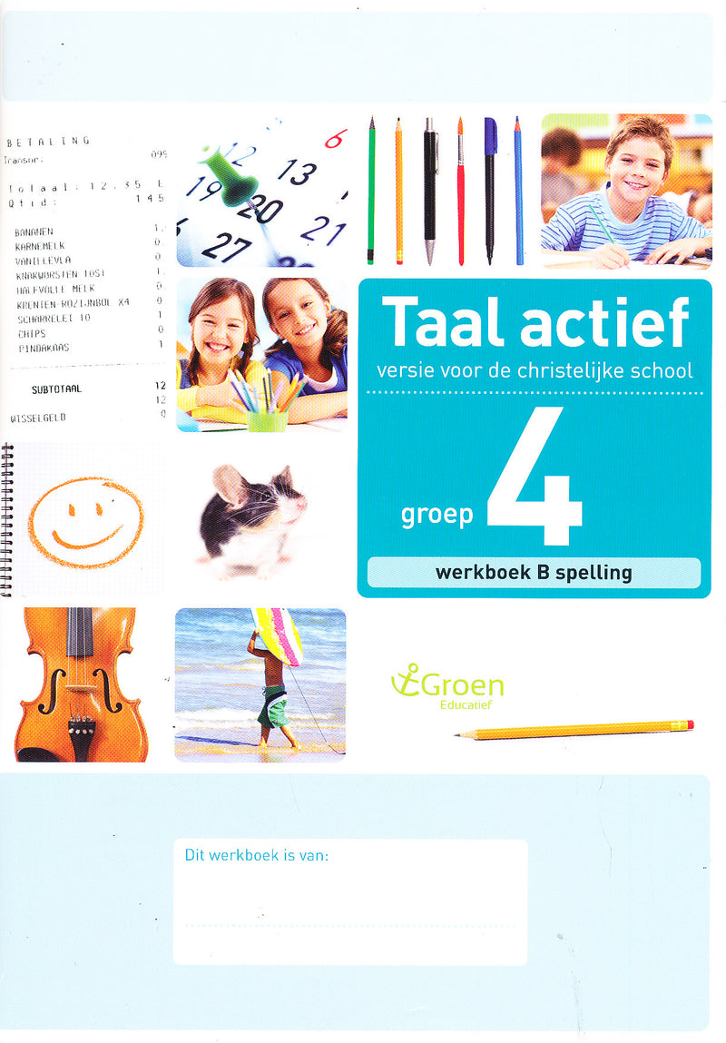 Taal Actief christelijke versie werkboek Spelling 4B (per stuk)