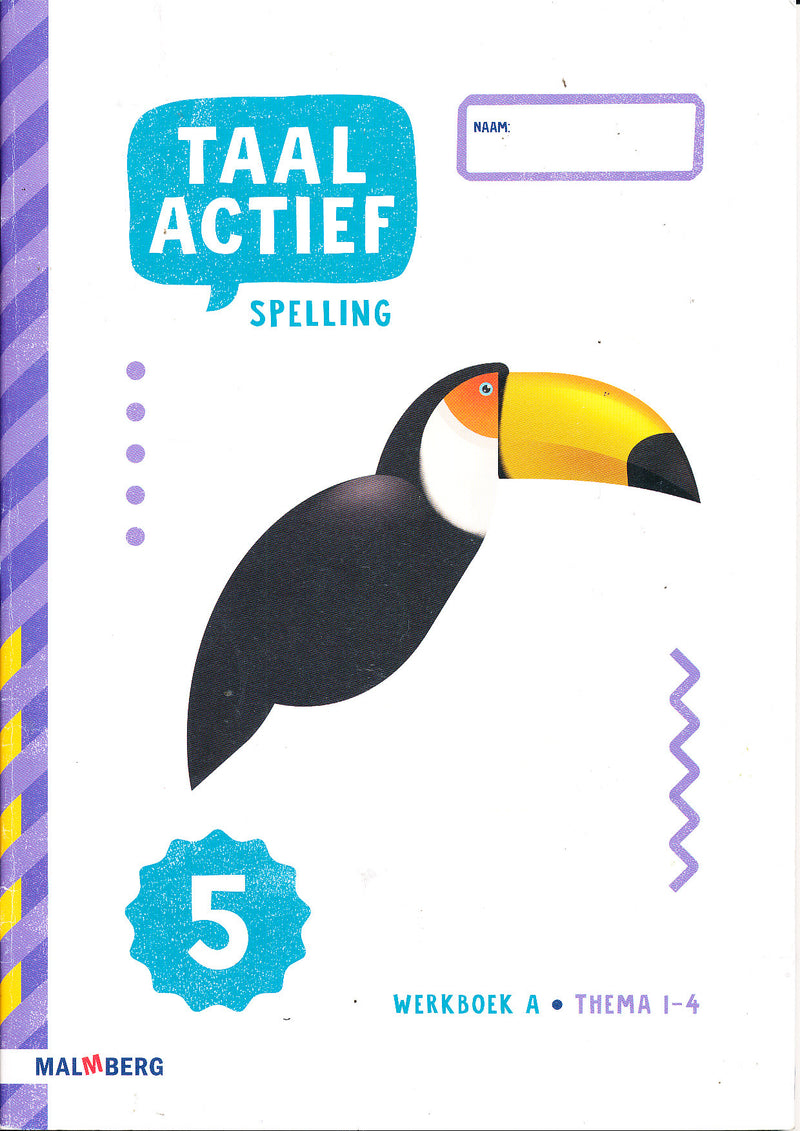 Taal Actief versie 5 Werkboek A Spelling (thema 1-4) groep 5 (per stuk)