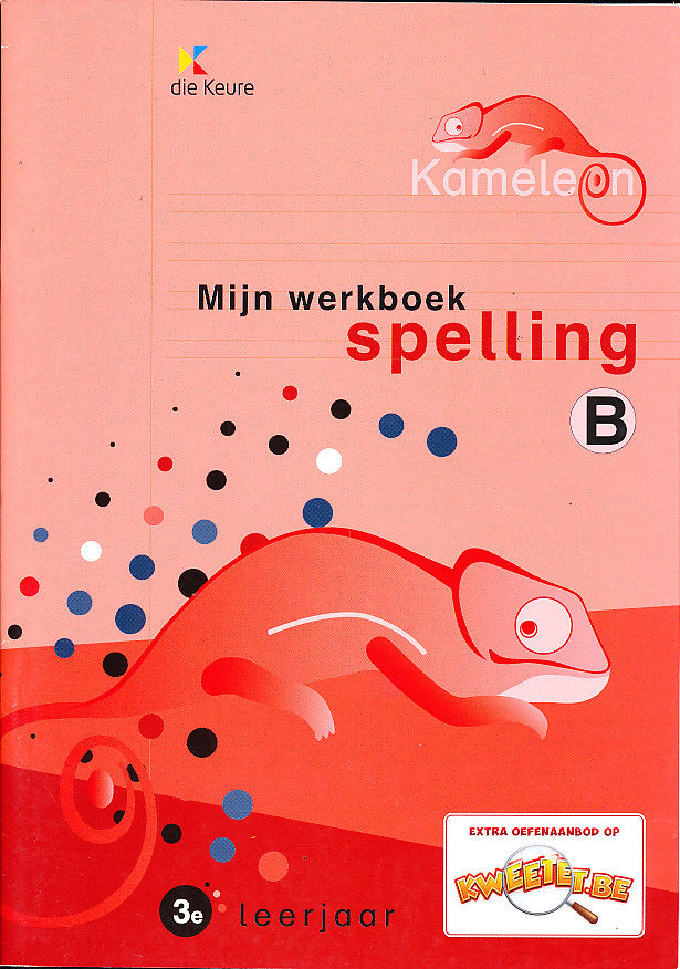Kameleon Spelling Werkboek B 3e leerjaar (per stuk)