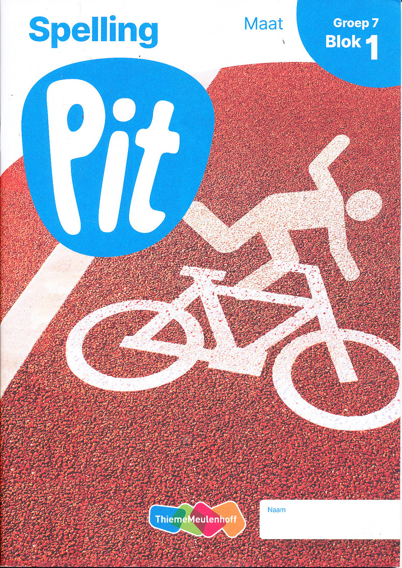 Pit Werkboek Spelling Maat blok 1 groep 7 (per stuk)