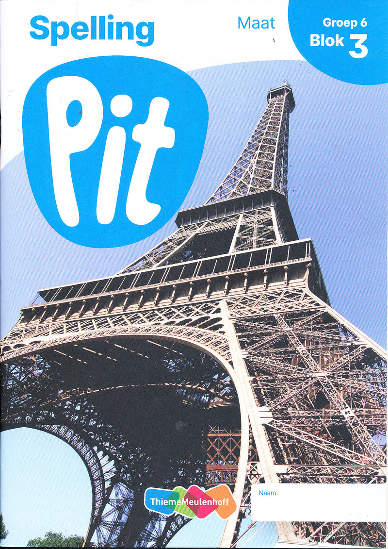 Pit Werkboek Spelling Maat blok 3 groep 6 (per stuk)