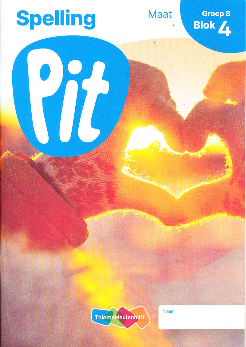 Pit Werkboek Spelling Maat blok 4 groep 8 (per stuk)