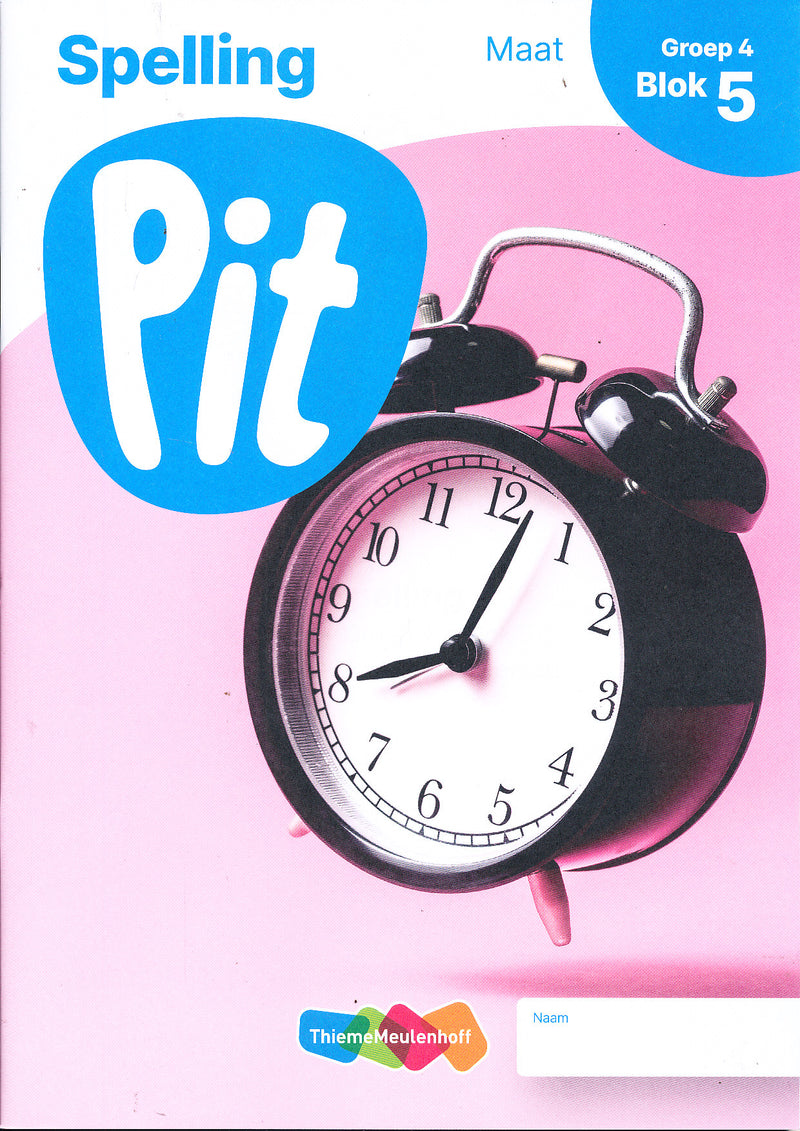 Pit Werkboek Spelling Maat blok 5 groep 4 (per stuk)