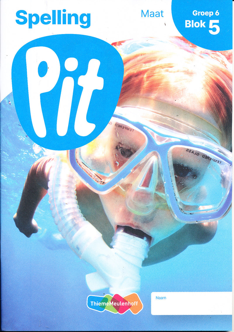 Pit Werkboek Spelling Maat blok 5 groep 6 (per stuk)