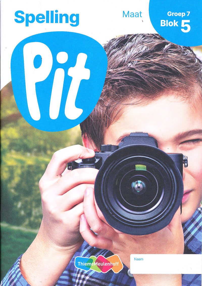 Pit Werkboek Spelling Maat blok 5 groep 7 (per stuk)