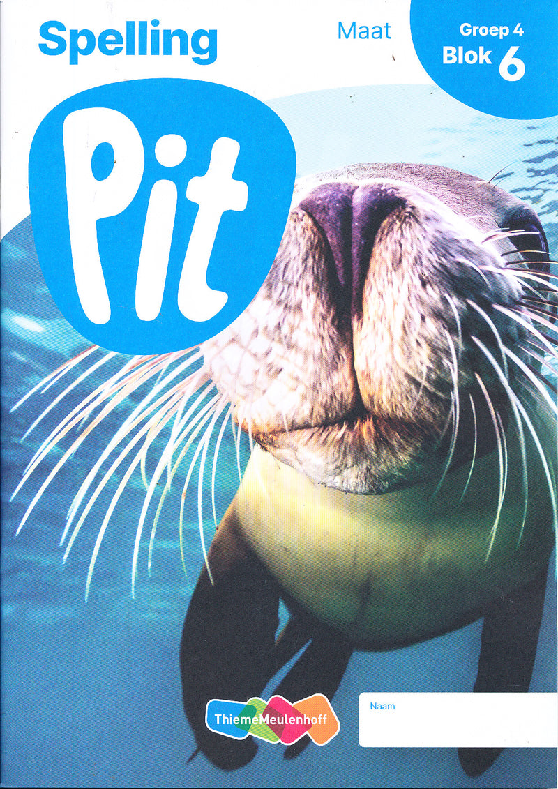 Pit Werkboek Spelling Maat blok 6 groep 4 (per stuk)