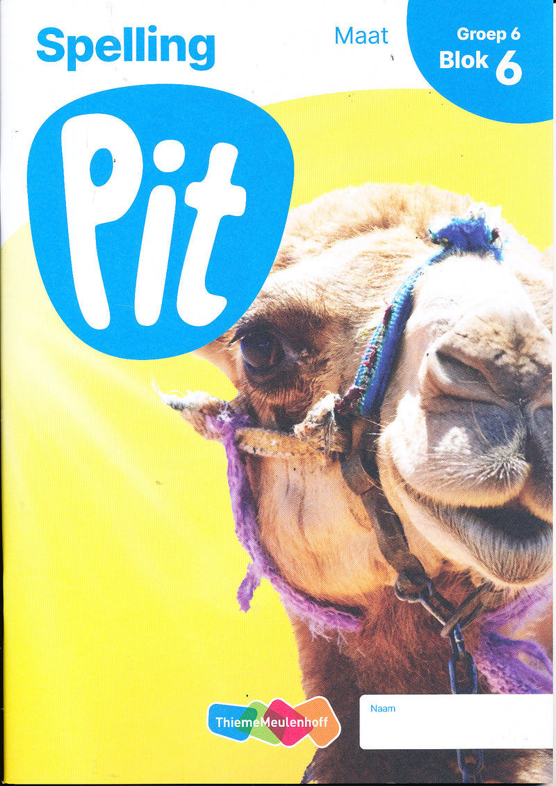 Pit Werkboek Spelling Maat blok 6 groep 6 (per stuk)