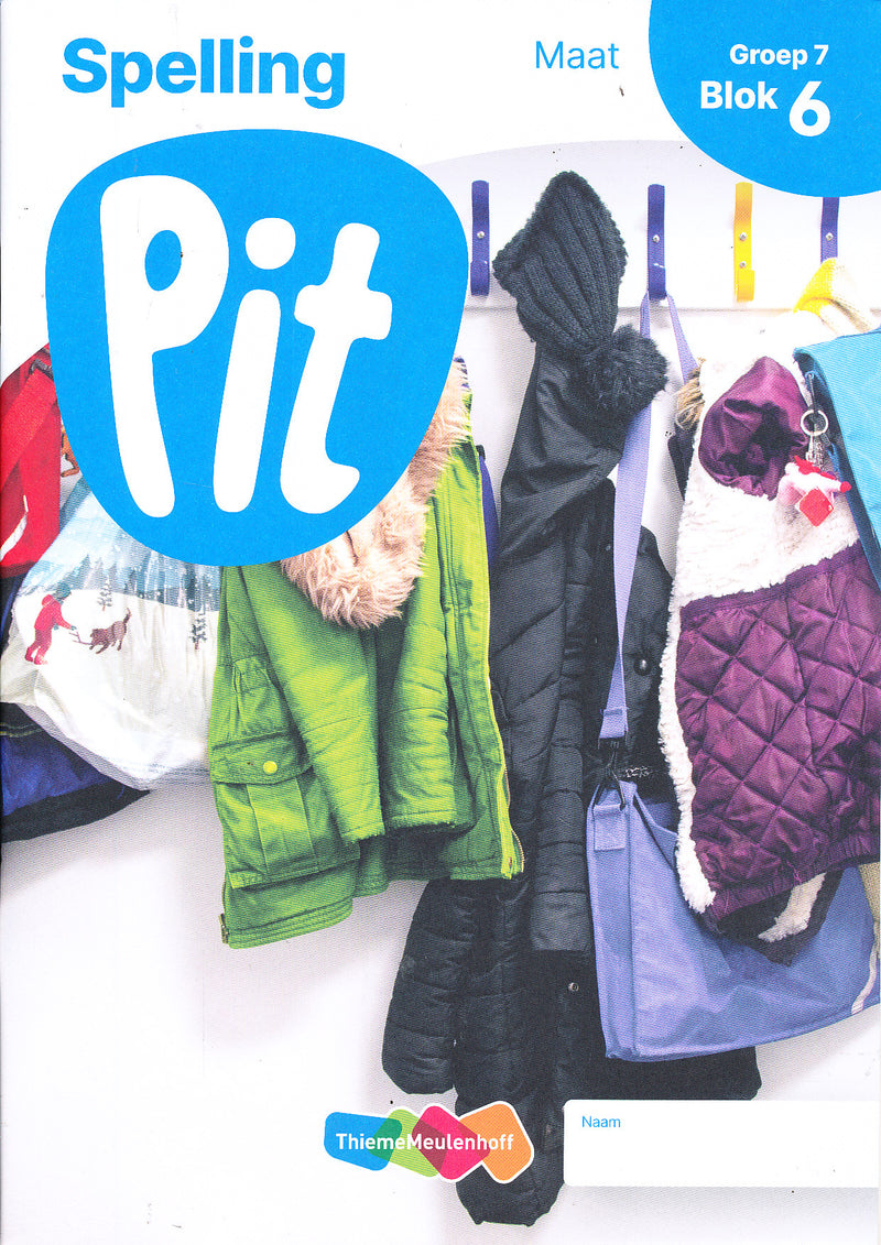 Pit Werkboek Spelling Maat blok 6 groep 7 (per stuk)