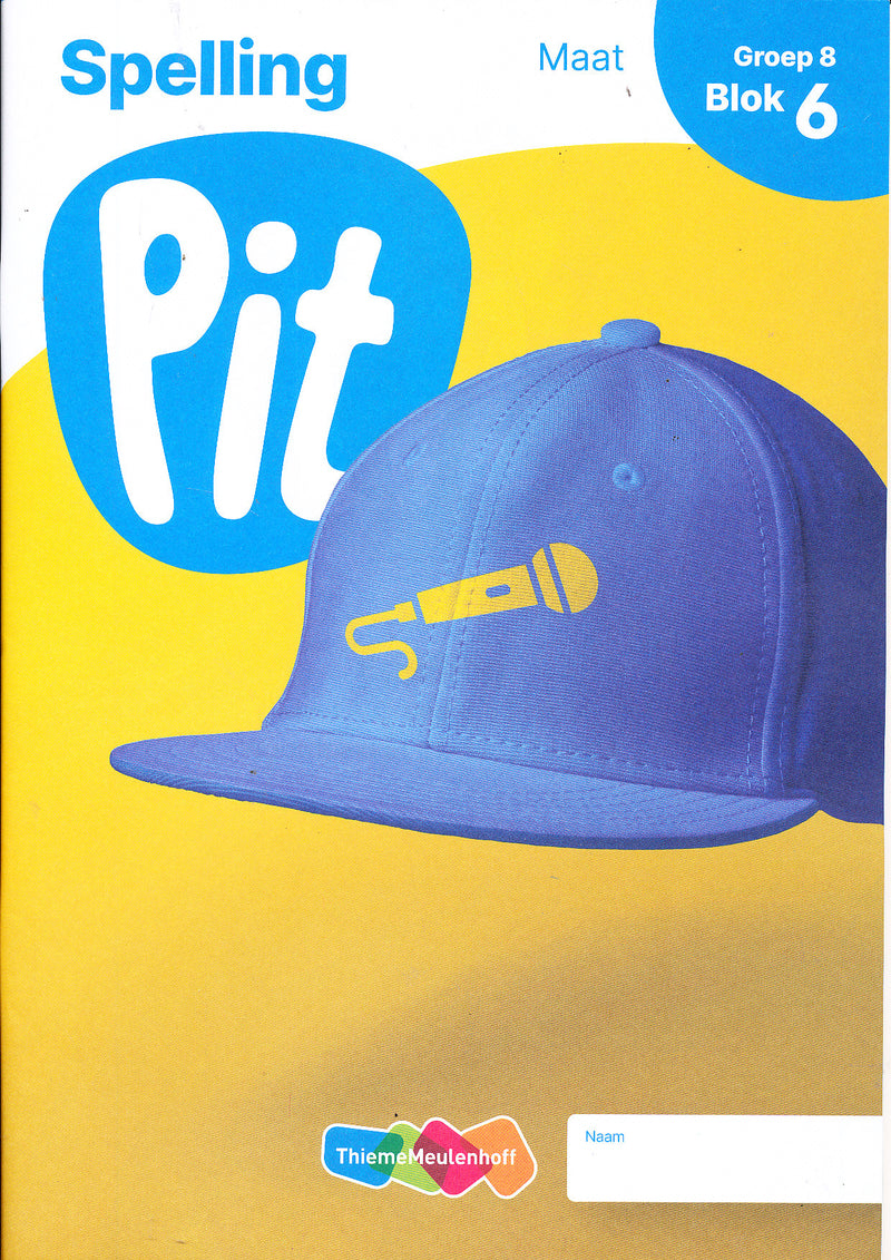 Pit Werkboek Spelling Maat blok 6 groep 8 (per stuk)