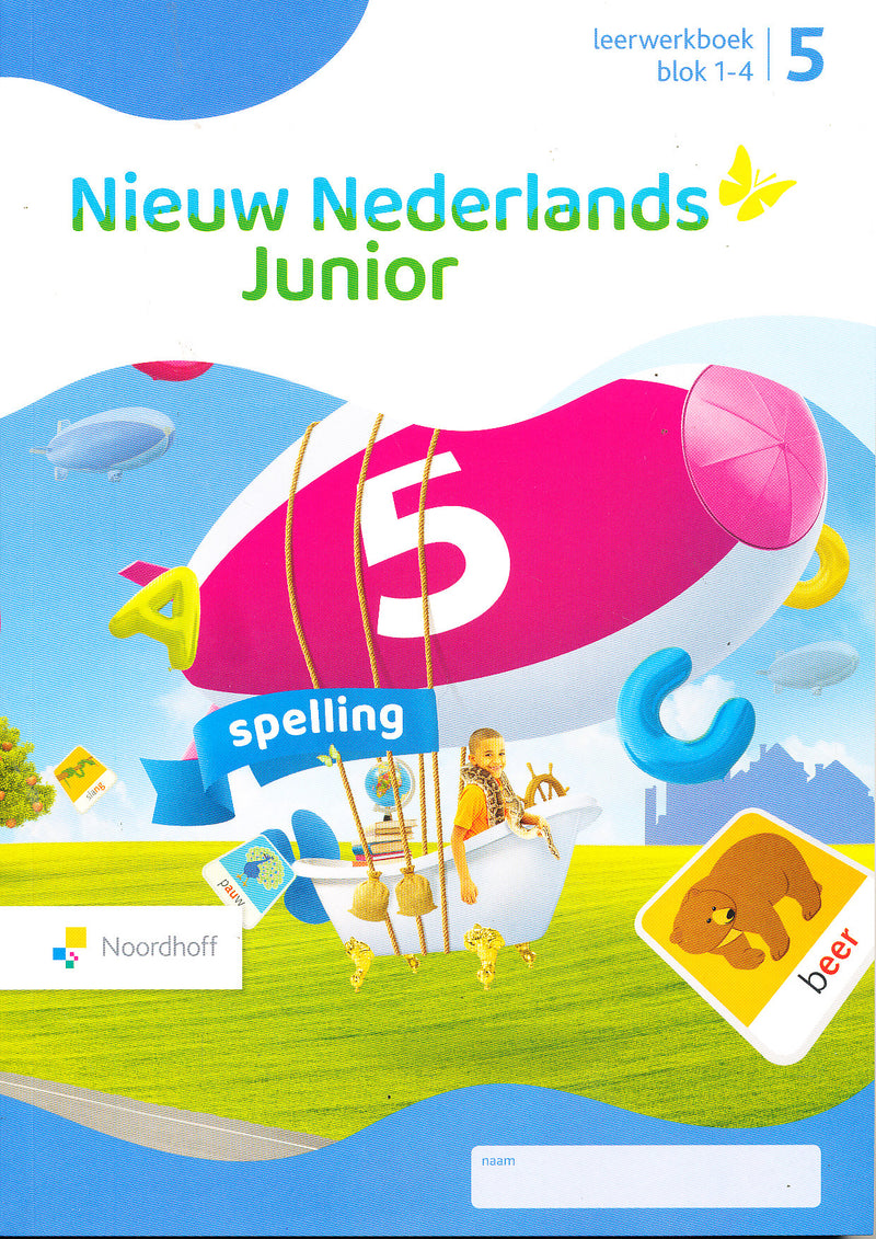 Nieuw Nederlands Junior Spelling leerwerkboek blok 1-4 groep 5