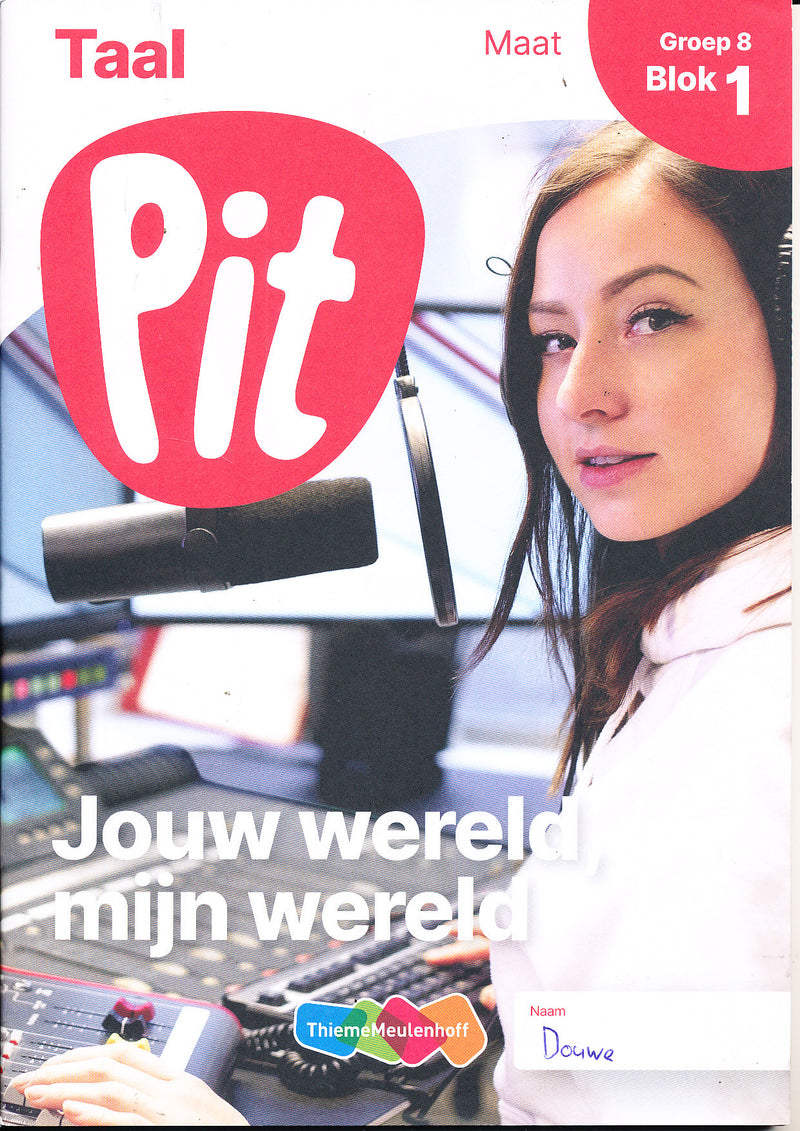 Pit Werkboek Taal Maat blok 1 groep 8 (per stuk)