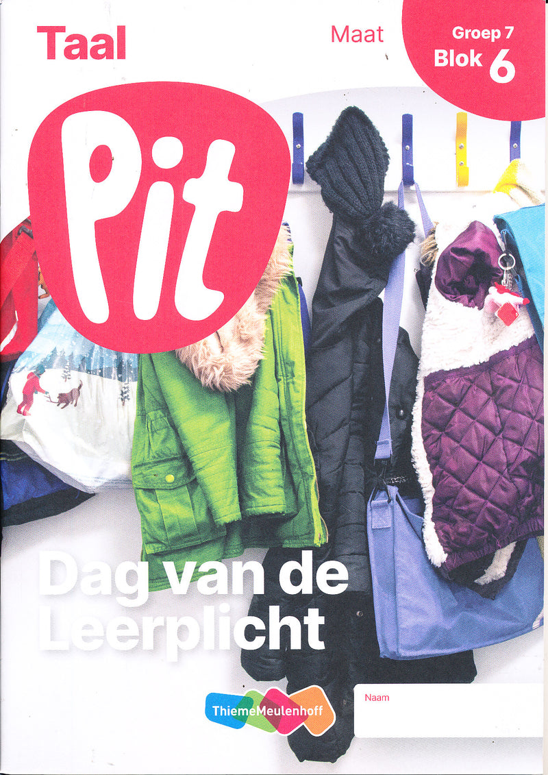 Pit Werkboek Taal Maat blok 6 groep 7 (per stuk)
