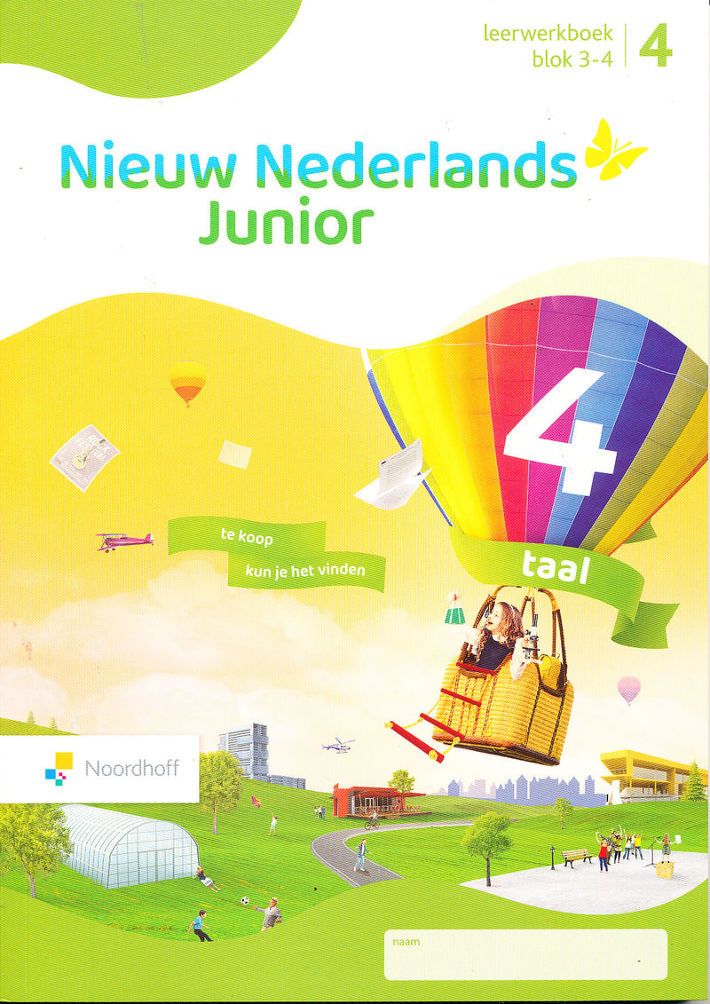 Nieuw Nederlands Junior Taal leerwerkboek blok 3-4 groep 4 (per stuk)
