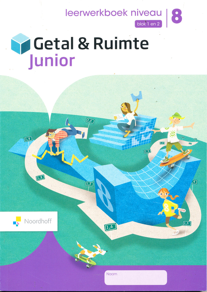 Getal en Ruimte Junior Leerwerkboek NIVEAU blok 1 en 2 groep 8 (per stuk)
